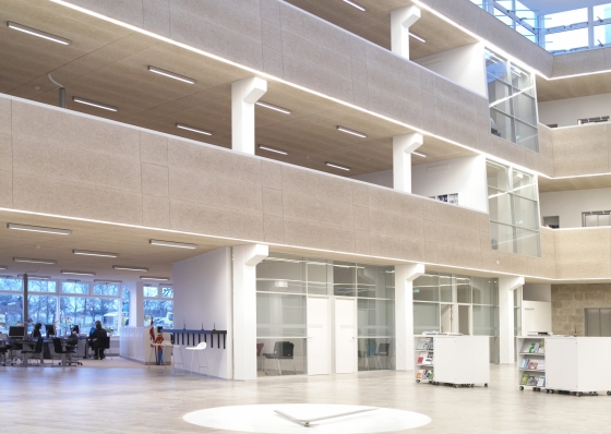 City hall_Hiller_Denmark_Troldtekt_1